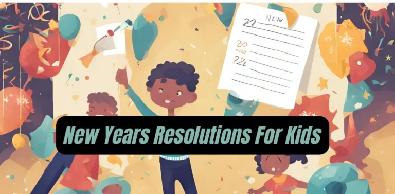 New Years Resolutions for Kids 2024