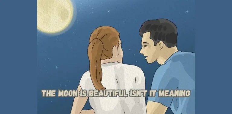 The Moon Is Beautiful, Isn’t It? Meaning
